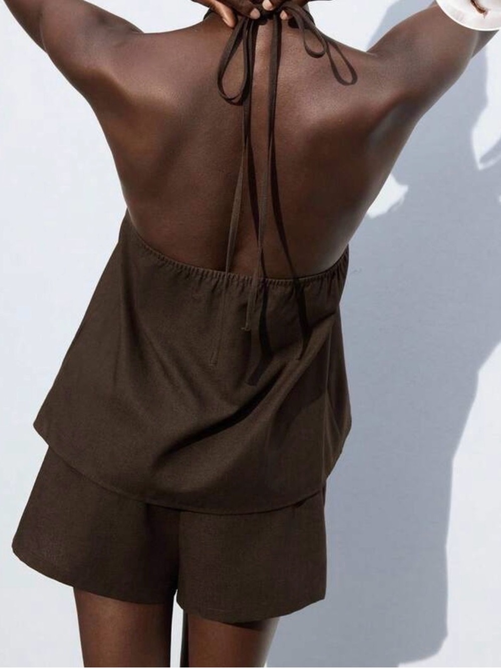 Cute brown summer set - Picture 2 of 3